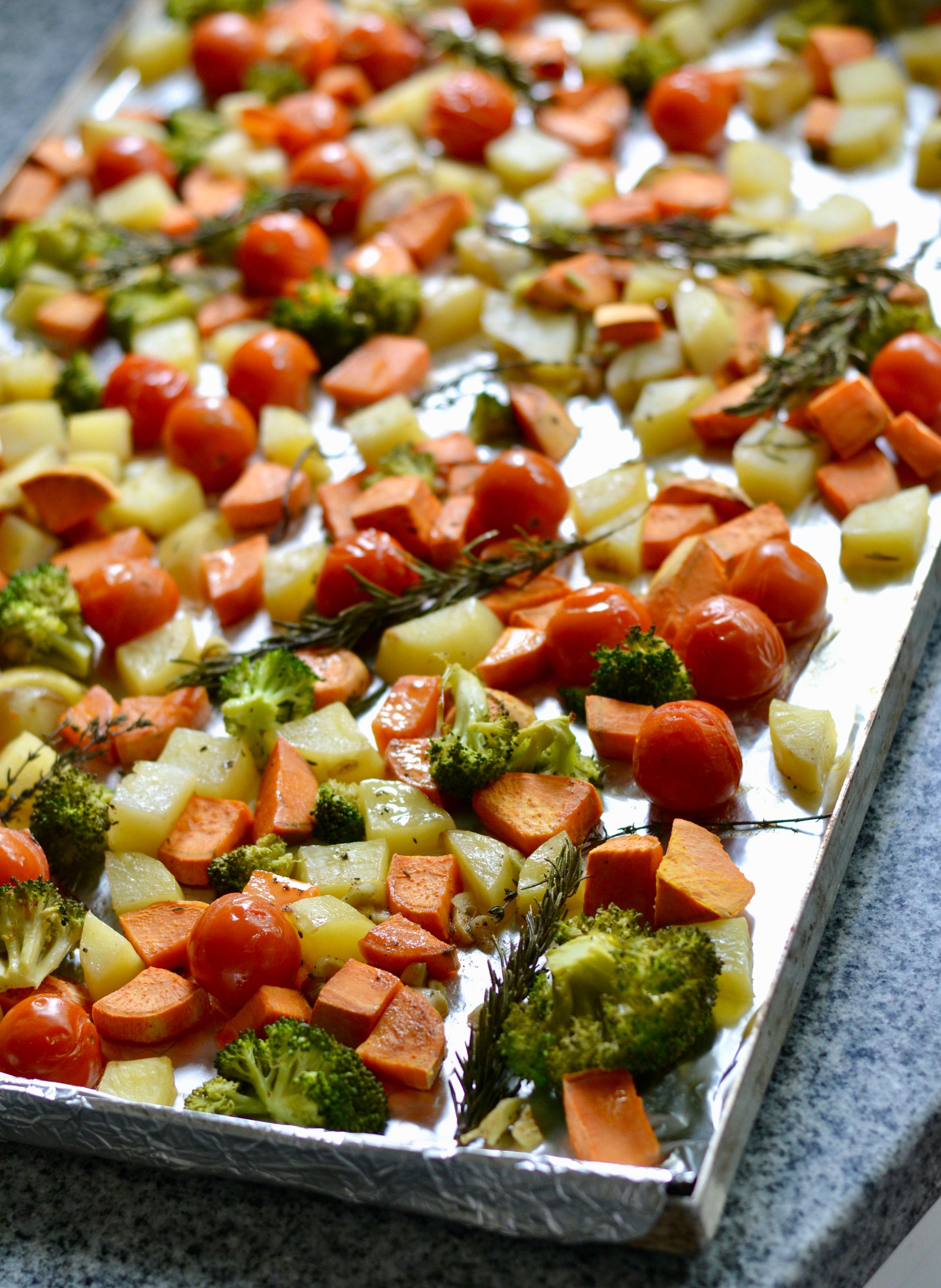 Honey Garlic Roasted Vegetables Healthyish